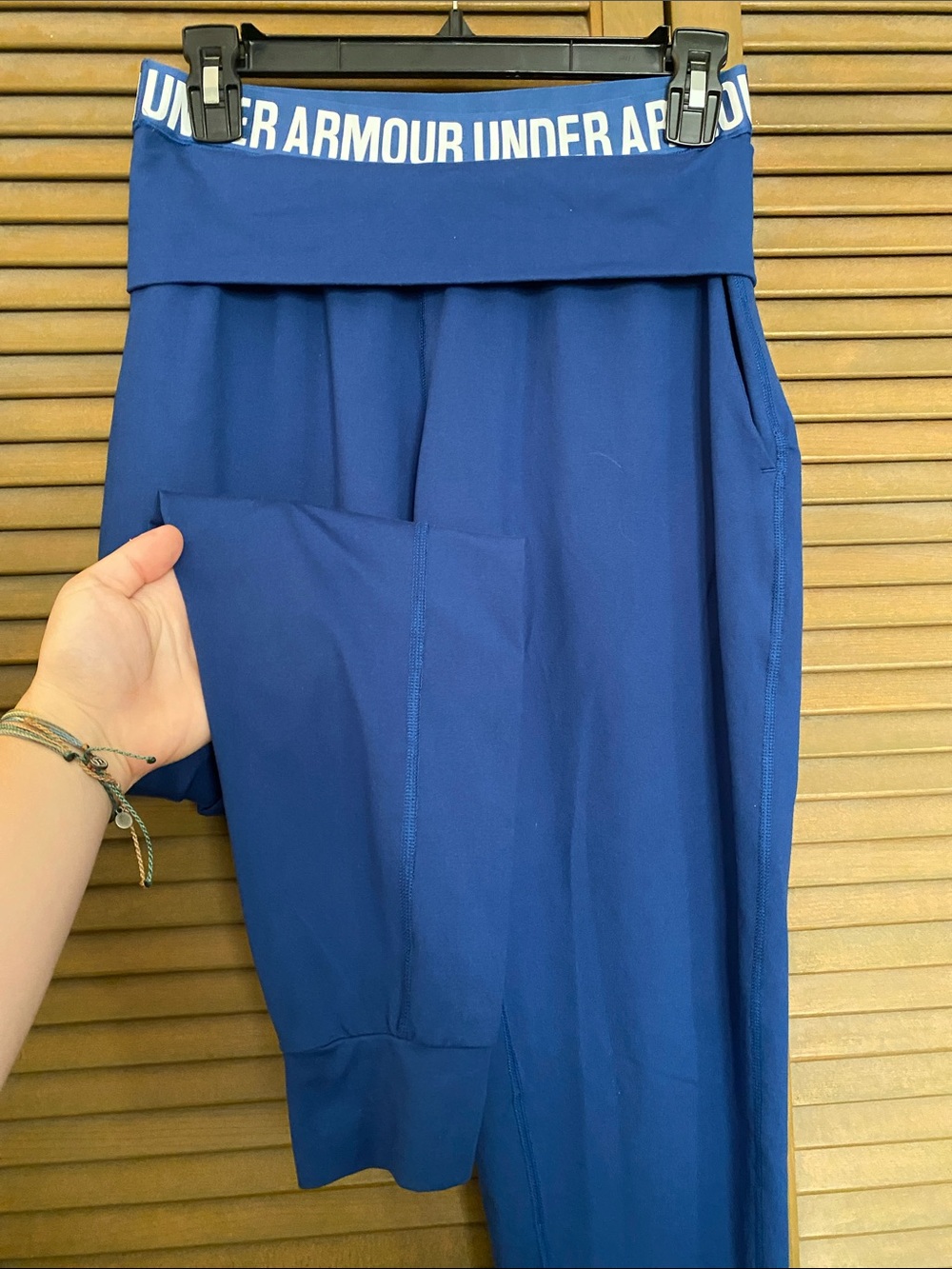 Under Armour Royal Blue Performance Joggers with Logo Waistband